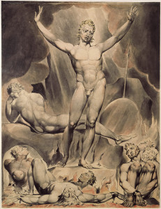 Watercolor Illustration to Milton's Paradise Lost by William Blake